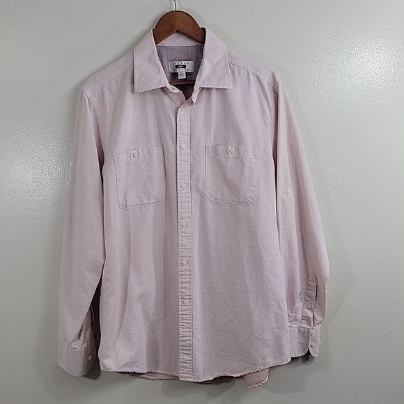 Joseph Abboud Men's Red Checkered Long Sleeves Button-down Dress Shirt Size L - Picture 1 of 6